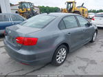 2012 Volkswagen Jetta Se Silver vin: 3VWDX7AJ4CM451332