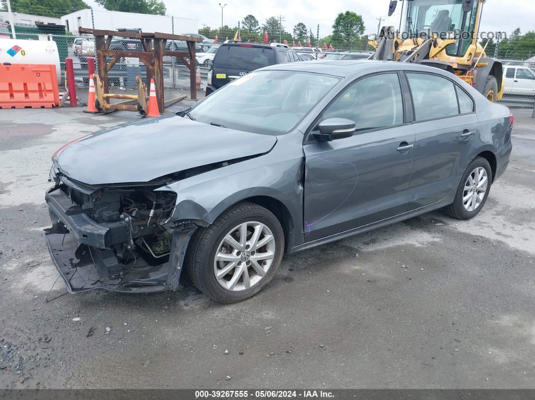 2012 Volkswagen Jetta Se Silver vin: 3VWDX7AJ4CM451332