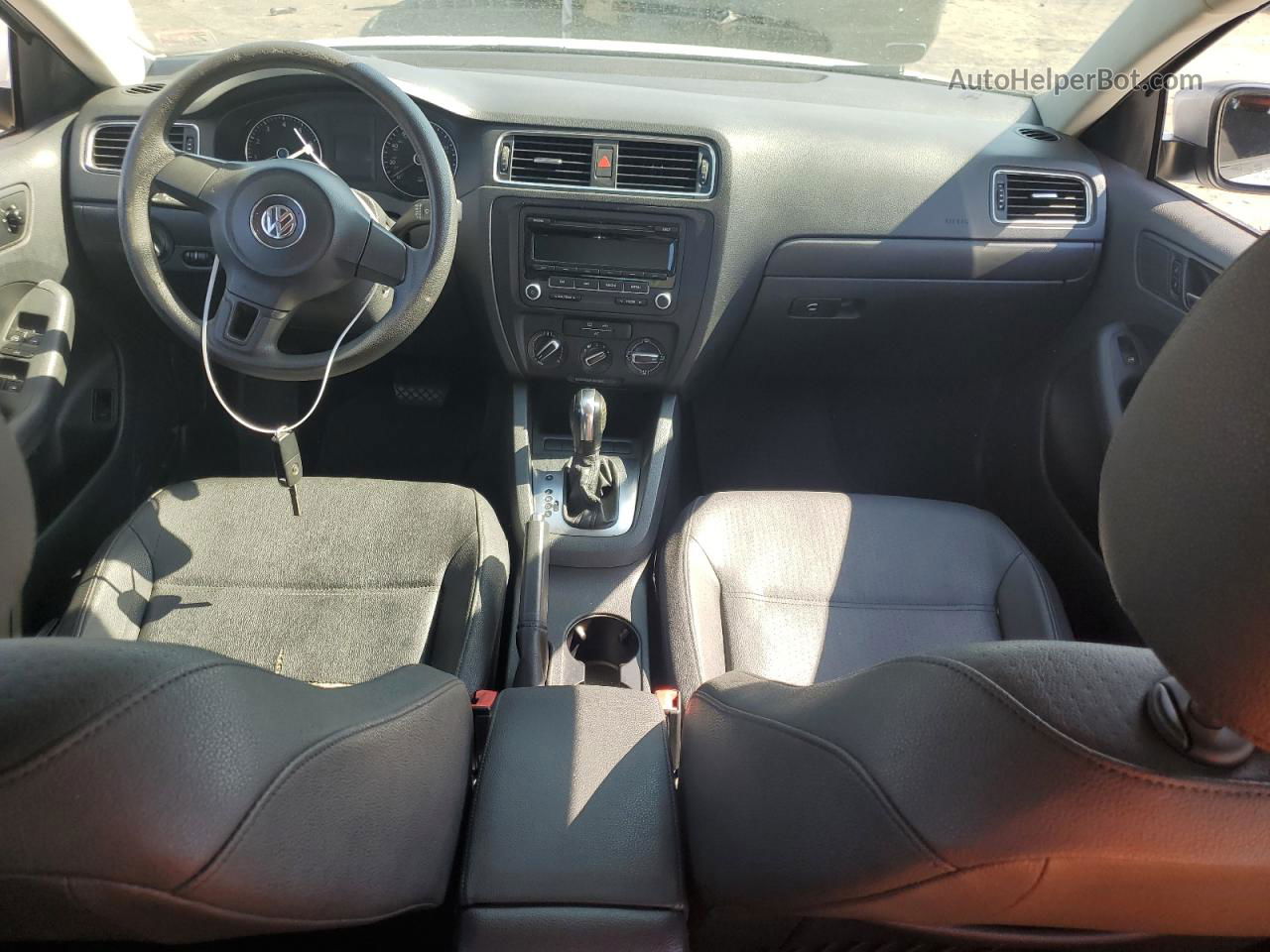 2012 Volkswagen Jetta Se Серебряный vin: 3VWDX7AJ4CM453615