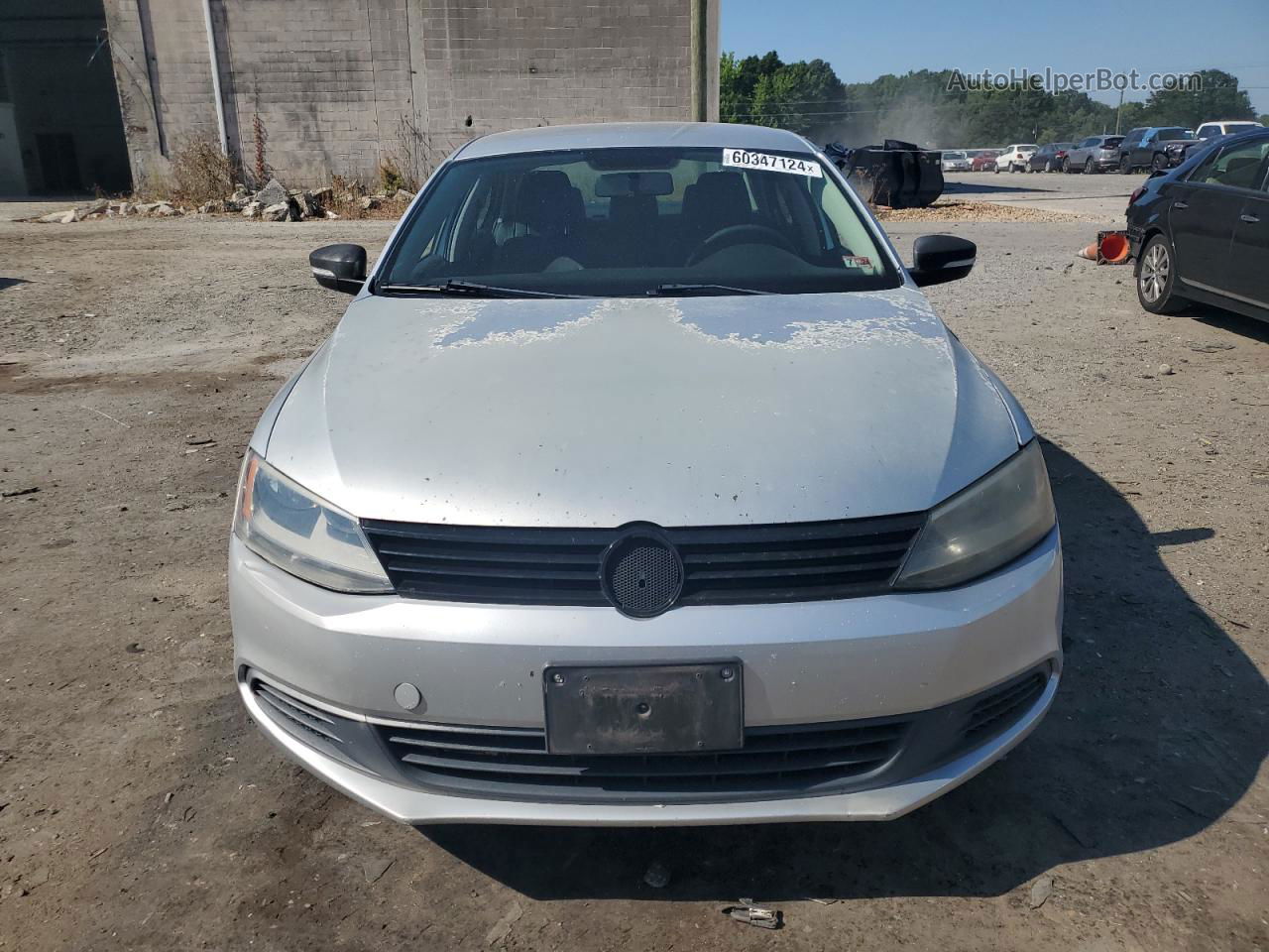 2012 Volkswagen Jetta Se Серебряный vin: 3VWDX7AJ4CM453615