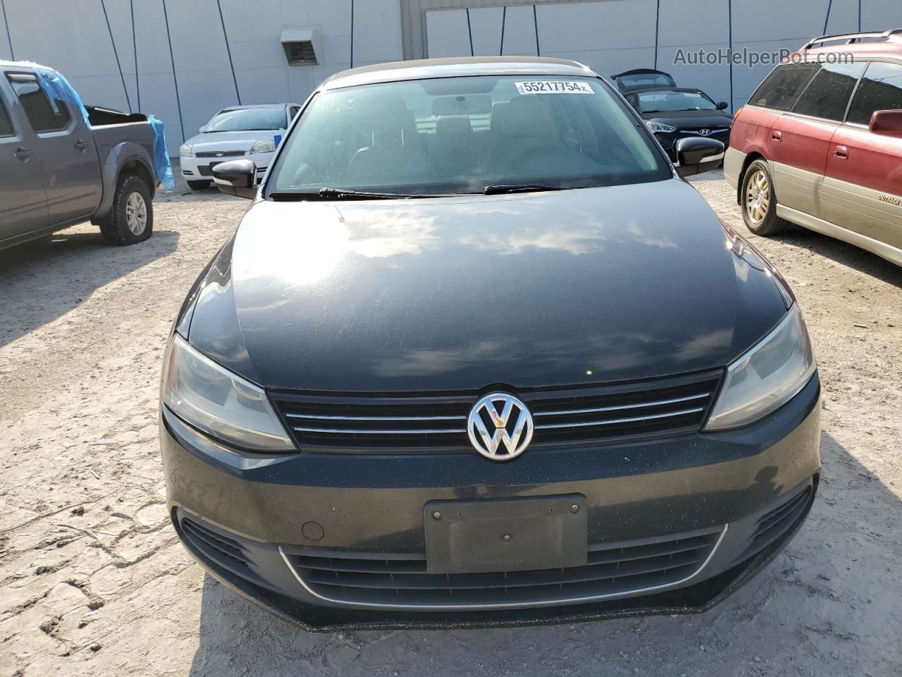 2013 Volkswagen Jetta Se Black vin: 3VWDX7AJ4DM400446