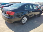 2013 Volkswagen Jetta Se Black vin: 3VWDX7AJ4DM424410