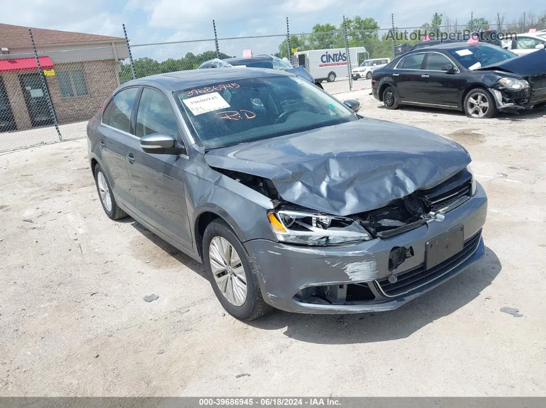 2013 Volkswagen Jetta 2.5l Se Gray vin: 3VWDX7AJ4DM444219