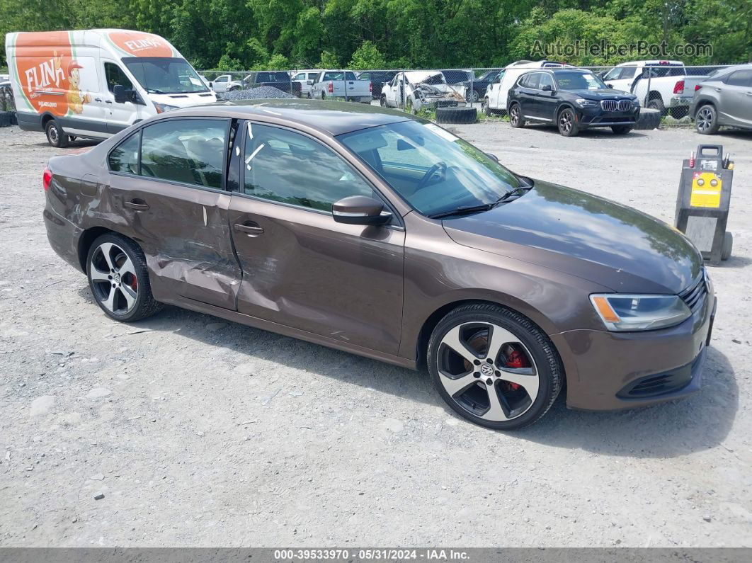 2011 Volkswagen Jetta 2.5l Se Brown vin: 3VWDX7AJ5BM020268