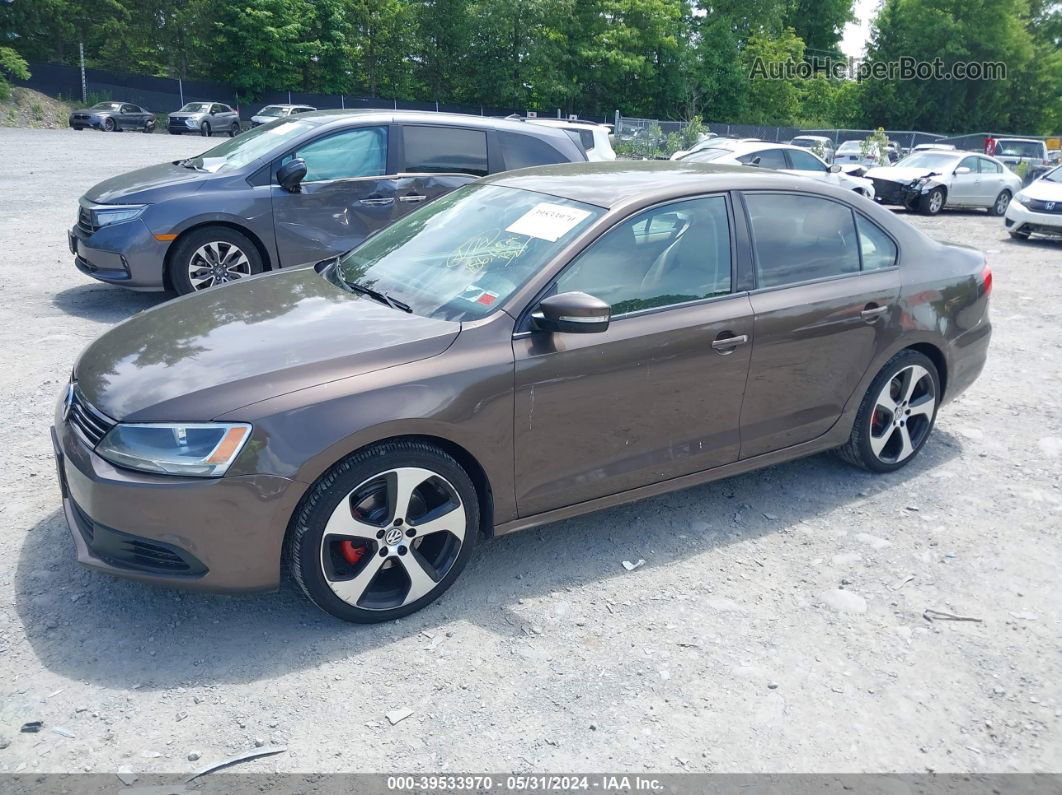 2011 Volkswagen Jetta 2.5l Se Brown vin: 3VWDX7AJ5BM020268