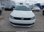 2011 Volkswagen Jetta 2.5l Se White vin: 3VWDX7AJ5BM342540