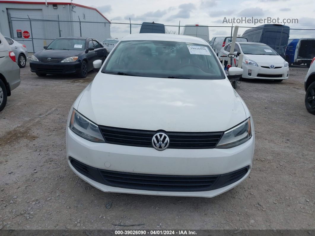 2011 Volkswagen Jetta 2.5l Se White vin: 3VWDX7AJ5BM342540