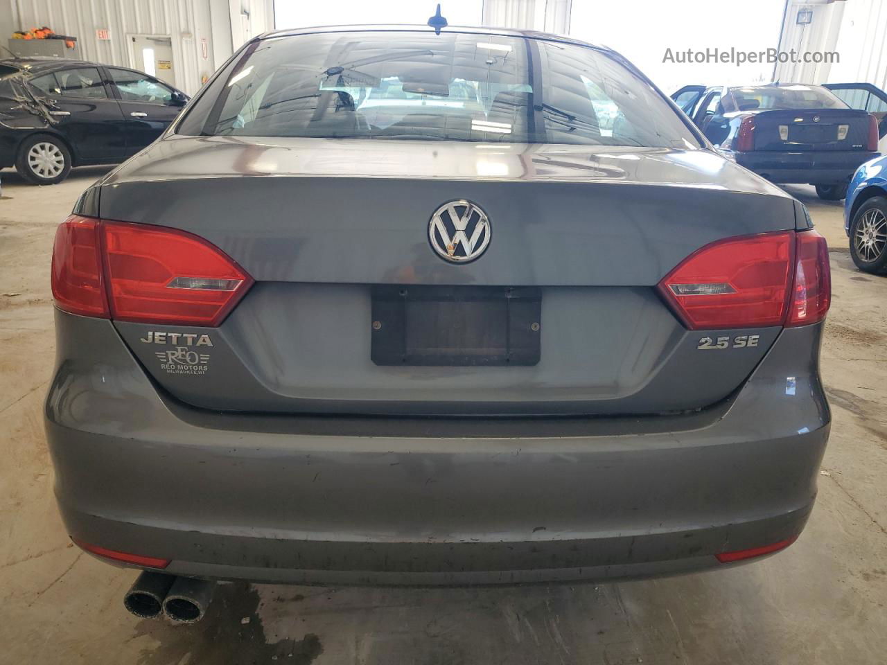 2011 Volkswagen Jetta Se Gray vin: 3VWDX7AJ5BM355191