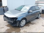 2012 Volkswagen Jetta 2.5l Se Gray vin: 3VWDX7AJ5CM015315