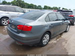 2012 Volkswagen Jetta 2.5l Se Gray vin: 3VWDX7AJ5CM015315