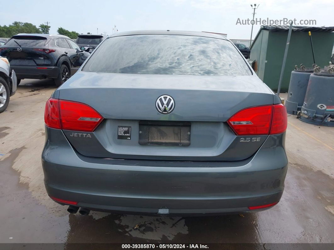 2012 Volkswagen Jetta 2.5l Se Gray vin: 3VWDX7AJ5CM015315