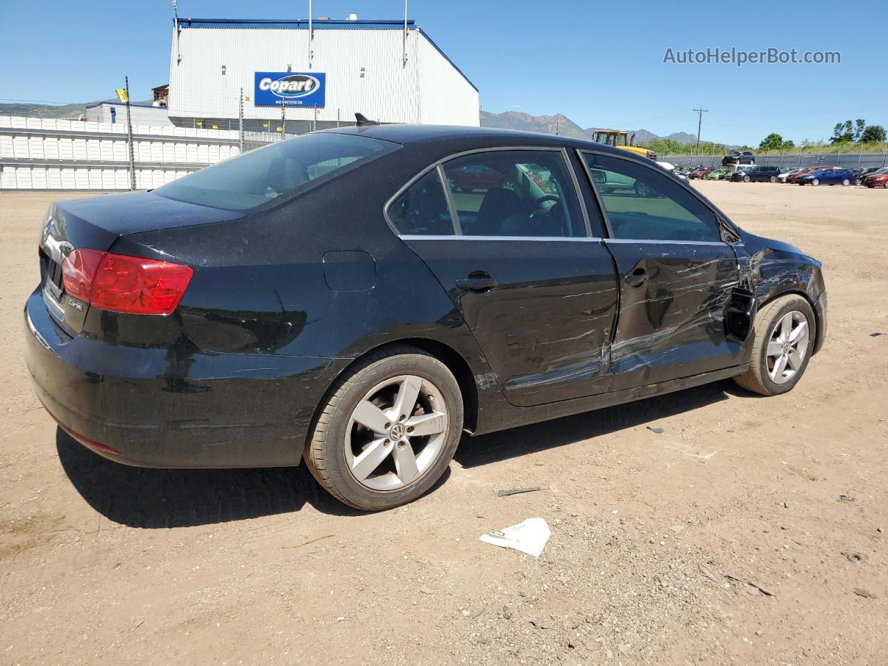 2013 Volkswagen Jetta Se Black vin: 3VWDX7AJ5DM308617