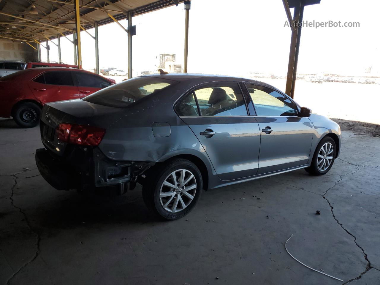 2013 Volkswagen Jetta Se Charcoal vin: 3VWDX7AJ5DM353458