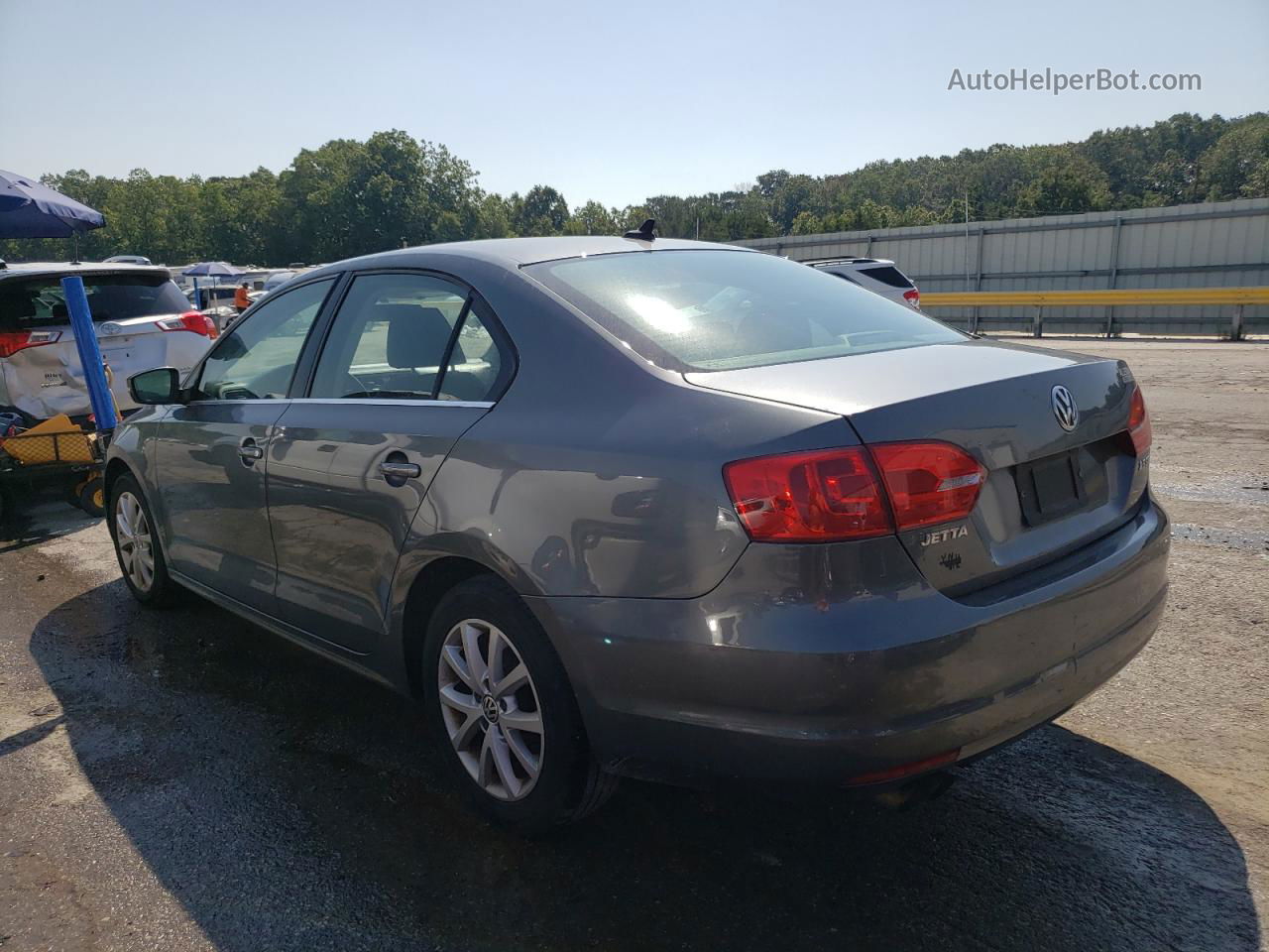 2013 Volkswagen Jetta Se Gray vin: 3VWDX7AJ5DM366890