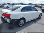 2013 Volkswagen Jetta Se White vin: 3VWDX7AJ5DM390123