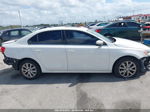 2013 Volkswagen Jetta Se White vin: 3VWDX7AJ5DM390123