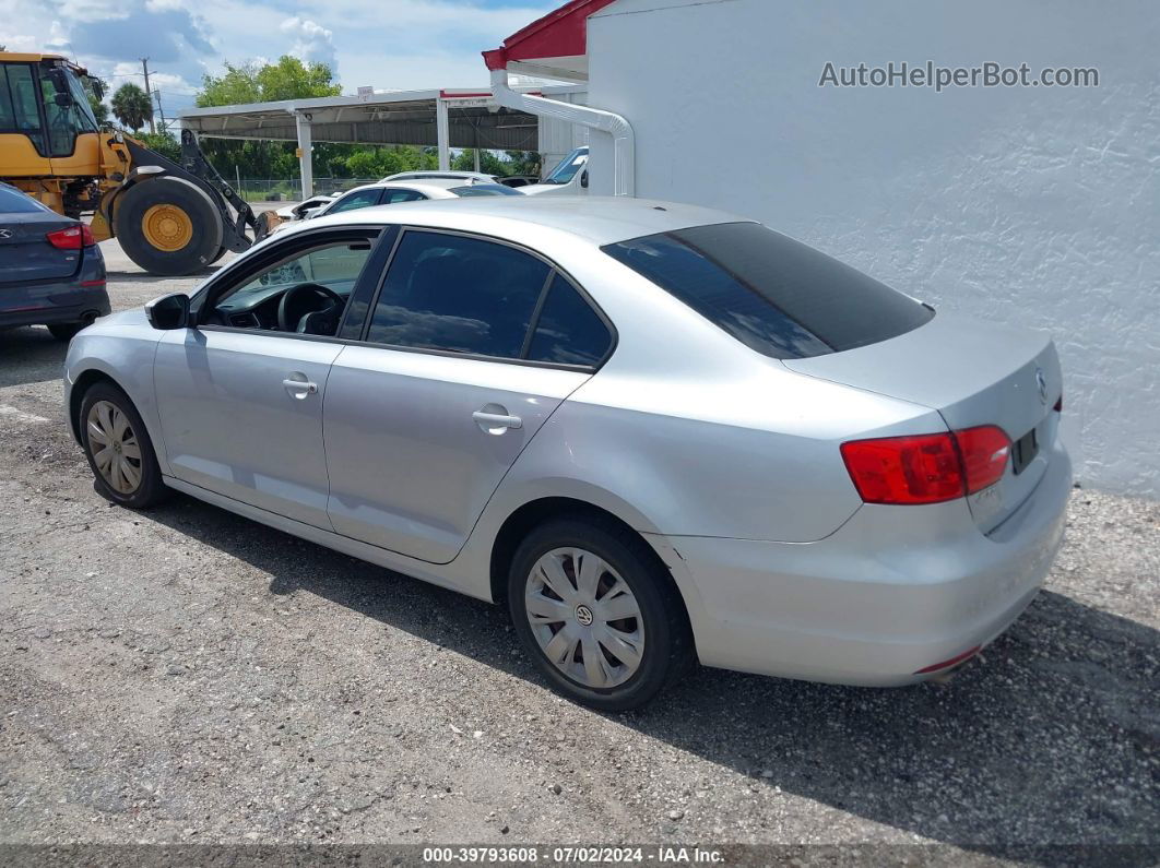 2011 Volkswagen Jetta 2.5l Se Silver vin: 3VWDX7AJ6BM056115