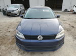 2011 Volkswagen Jetta Se Синий vin: 3VWDX7AJ6BM068538