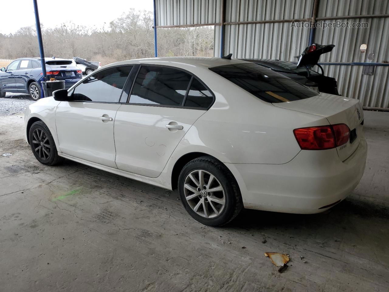 2011 Volkswagen Jetta Se Белый vin: 3VWDX7AJ6BM335998