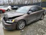 2012 Volkswagen Jetta Se Brown vin: 3VWDX7AJ6CM123085