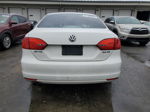 2012 Volkswagen Jetta Se White vin: 3VWDX7AJ6CM402844