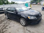 2012 Volkswagen Jetta Se Black vin: 3VWDX7AJ6CM410023