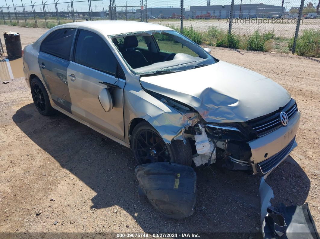 2013 Volkswagen Jetta 2.5l Se Gray vin: 3VWDX7AJ6DM202838