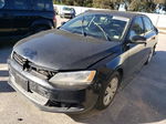 2013 Volkswagen Jetta Se Black vin: 3VWDX7AJ6DM254762