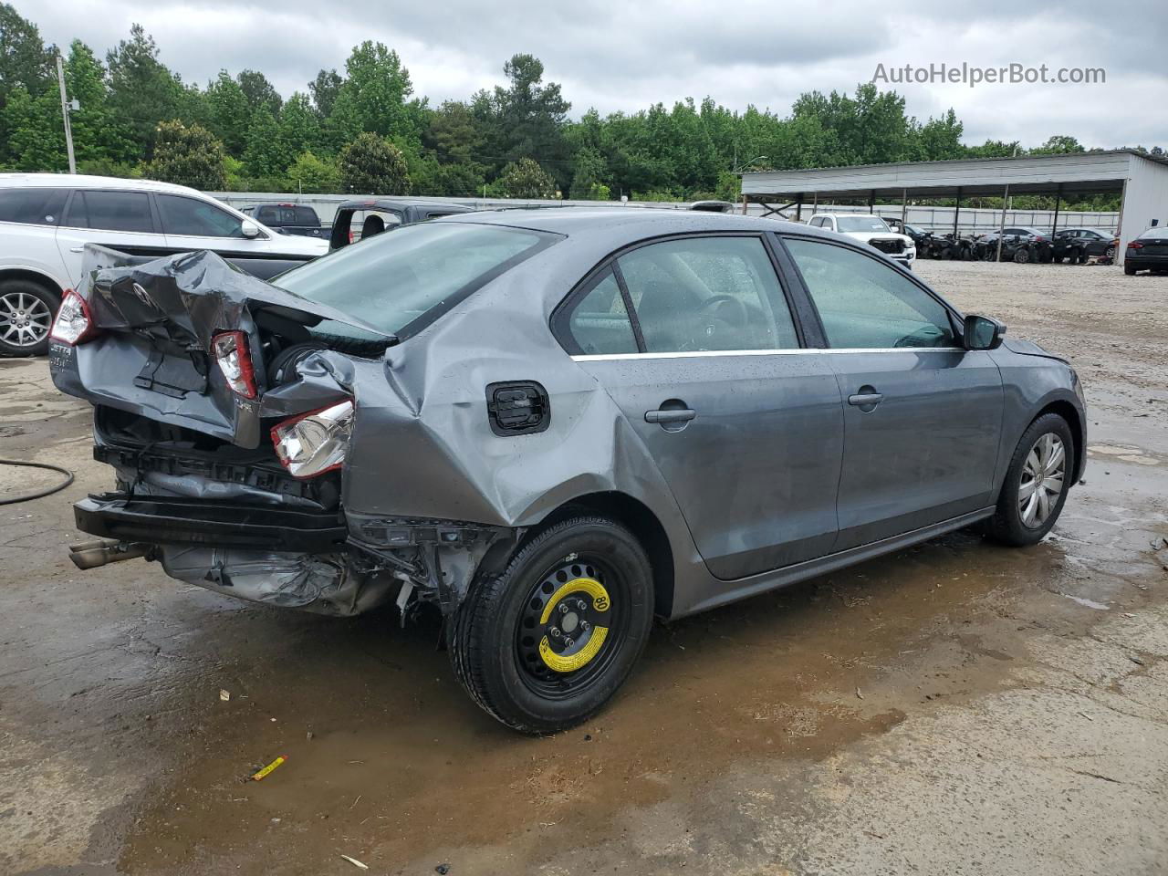 2013 Volkswagen Jetta Se Silver vin: 3VWDX7AJ6DM304155