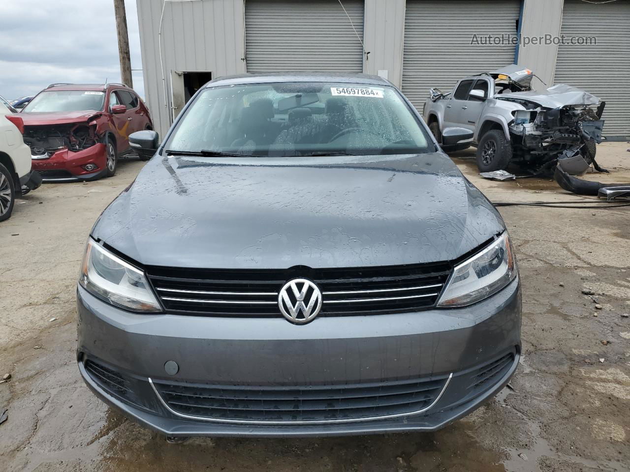 2013 Volkswagen Jetta Se Silver vin: 3VWDX7AJ6DM304155