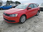 2013 Volkswagen Jetta Se Red vin: 3VWDX7AJ6DM404806