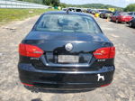 2012 Volkswagen Jetta Se Black vin: 3VWDX7AJ7CM361012