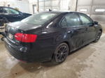 2012 Volkswagen Jetta Se Black vin: 3VWDX7AJ7CM361043