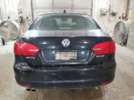 2012 Volkswagen Jetta Se Black vin: 3VWDX7AJ7CM361043