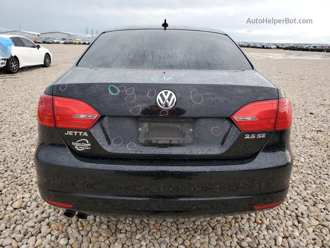 2013 Volkswagen Jetta Se Черный vin: 3VWDX7AJ7DM369158