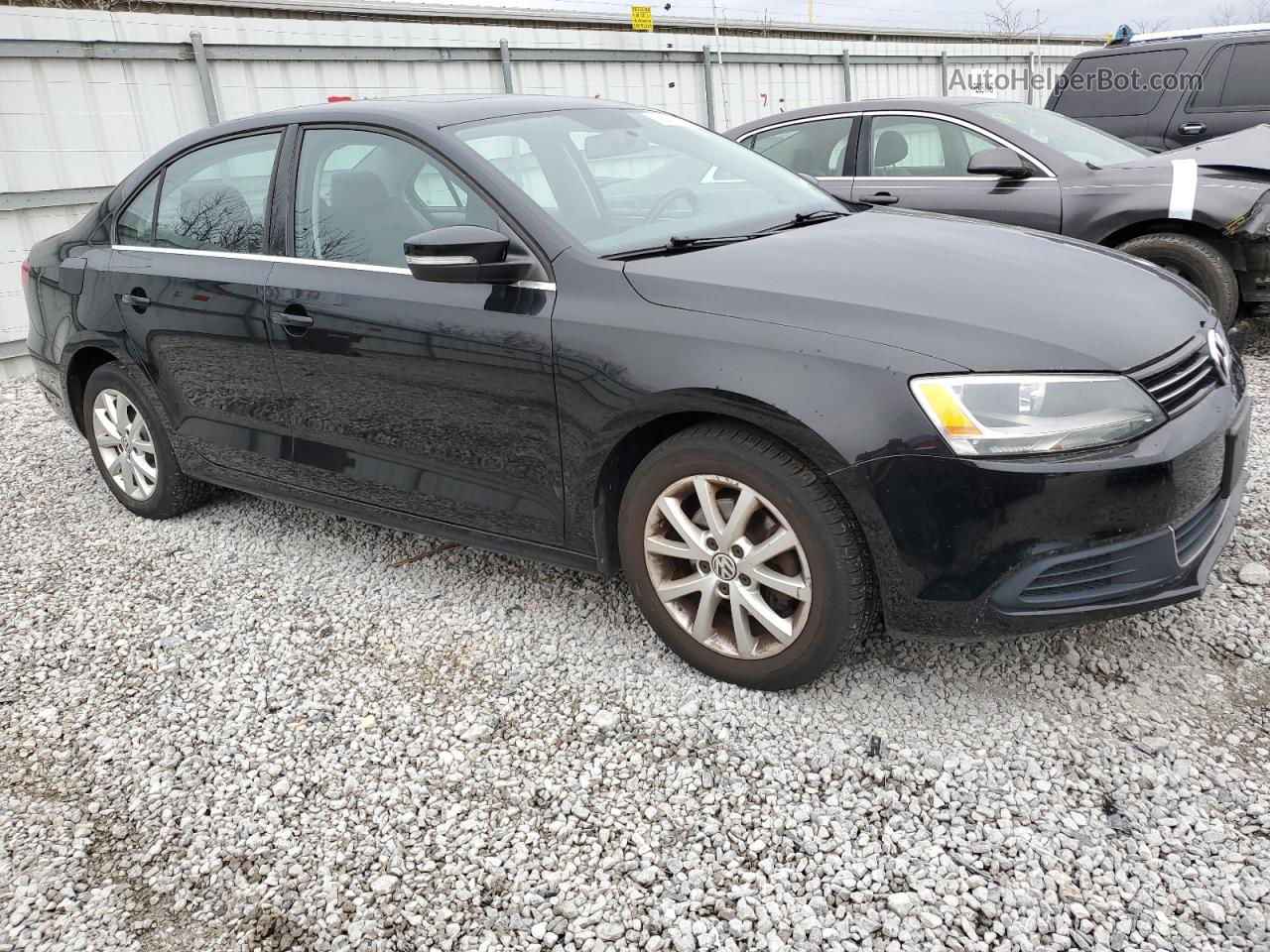 2013 Volkswagen Jetta Se Черный vin: 3VWDX7AJ7DM429293