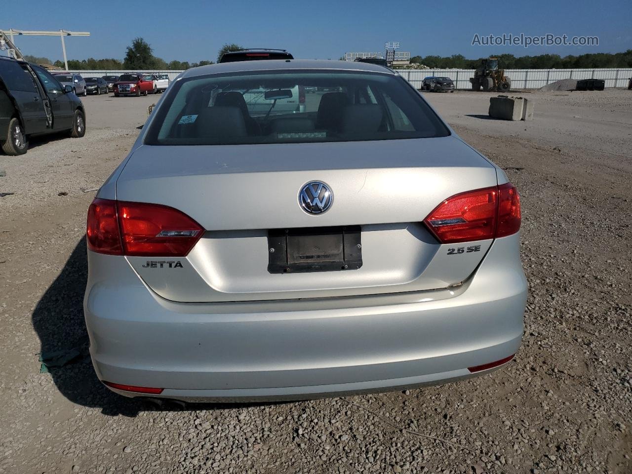 2011 Volkswagen Jetta Se Gray vin: 3VWDX7AJ8BM318250