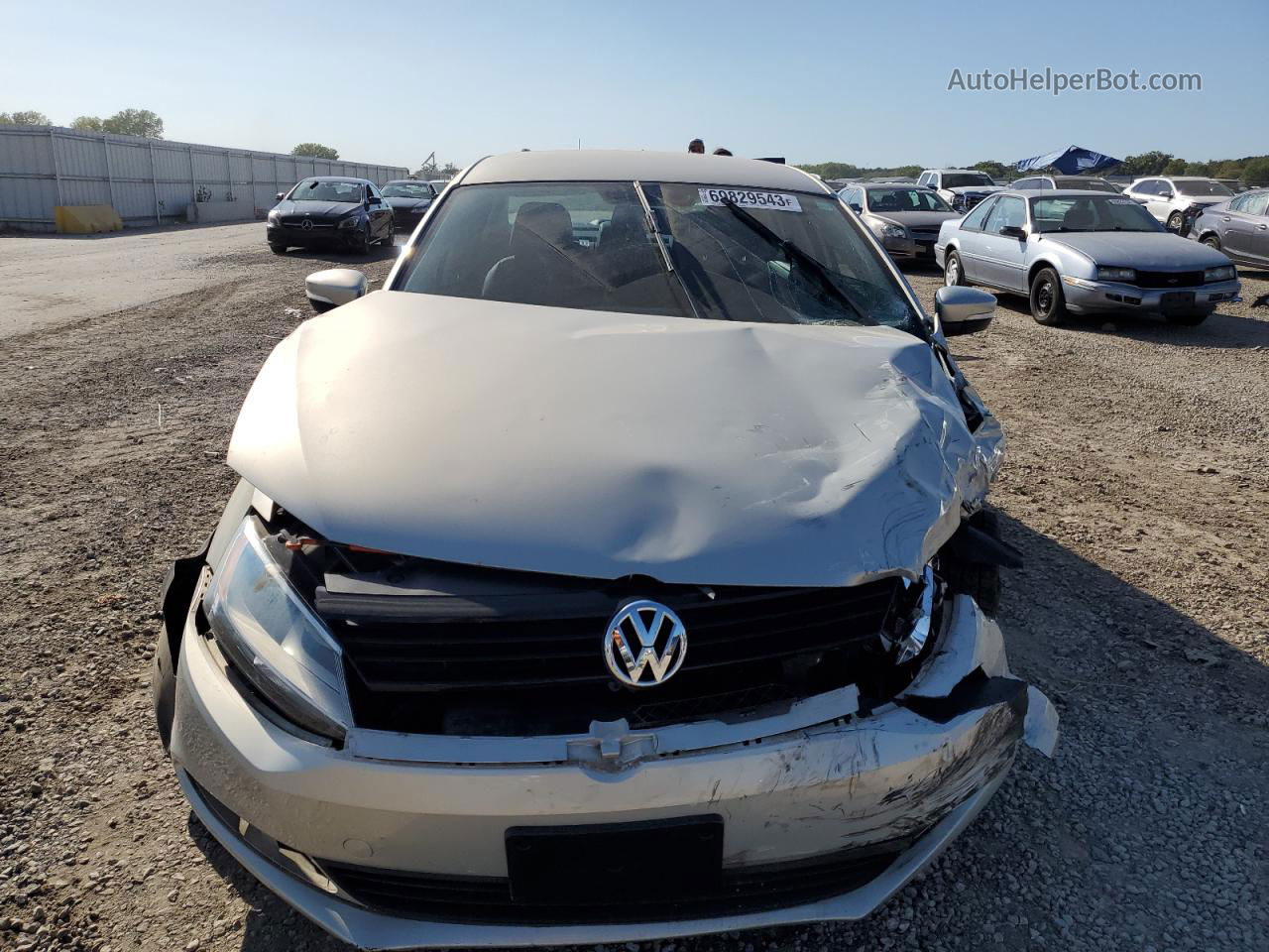 2011 Volkswagen Jetta Se Gray vin: 3VWDX7AJ8BM318250