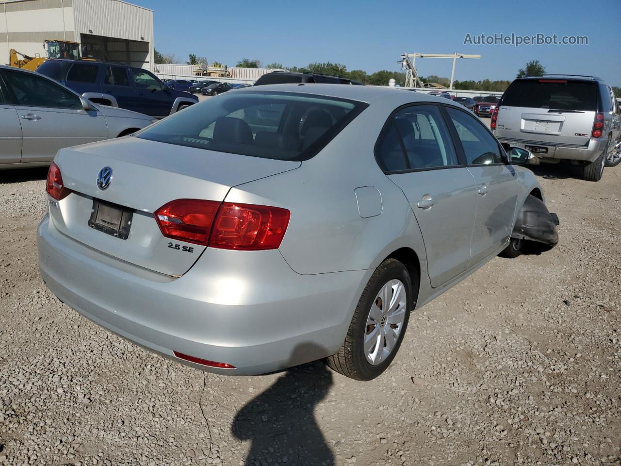 2011 Volkswagen Jetta Se Gray vin: 3VWDX7AJ8BM318250