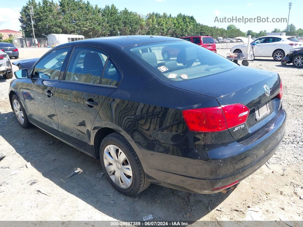 2011 Volkswagen Jetta 2.5l Se Black vin: 3VWDX7AJ8BM325747