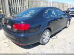 2011 Volkswagen Jetta 2.5l Se Black vin: 3VWDX7AJ8BM325747