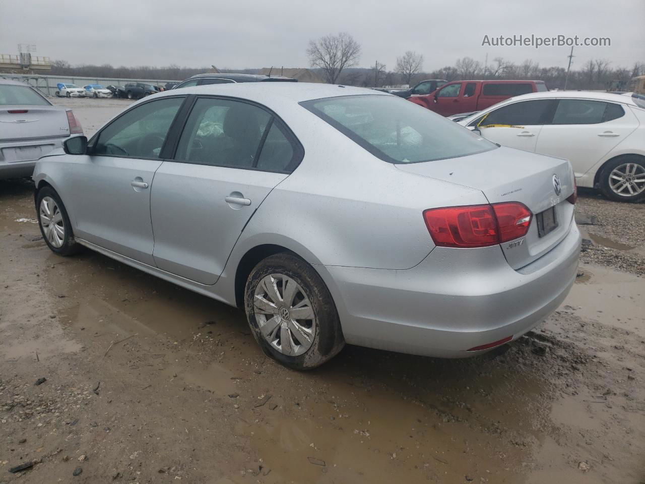 2011 Volkswagen Jetta Se Silver vin: 3VWDX7AJ8BM357047