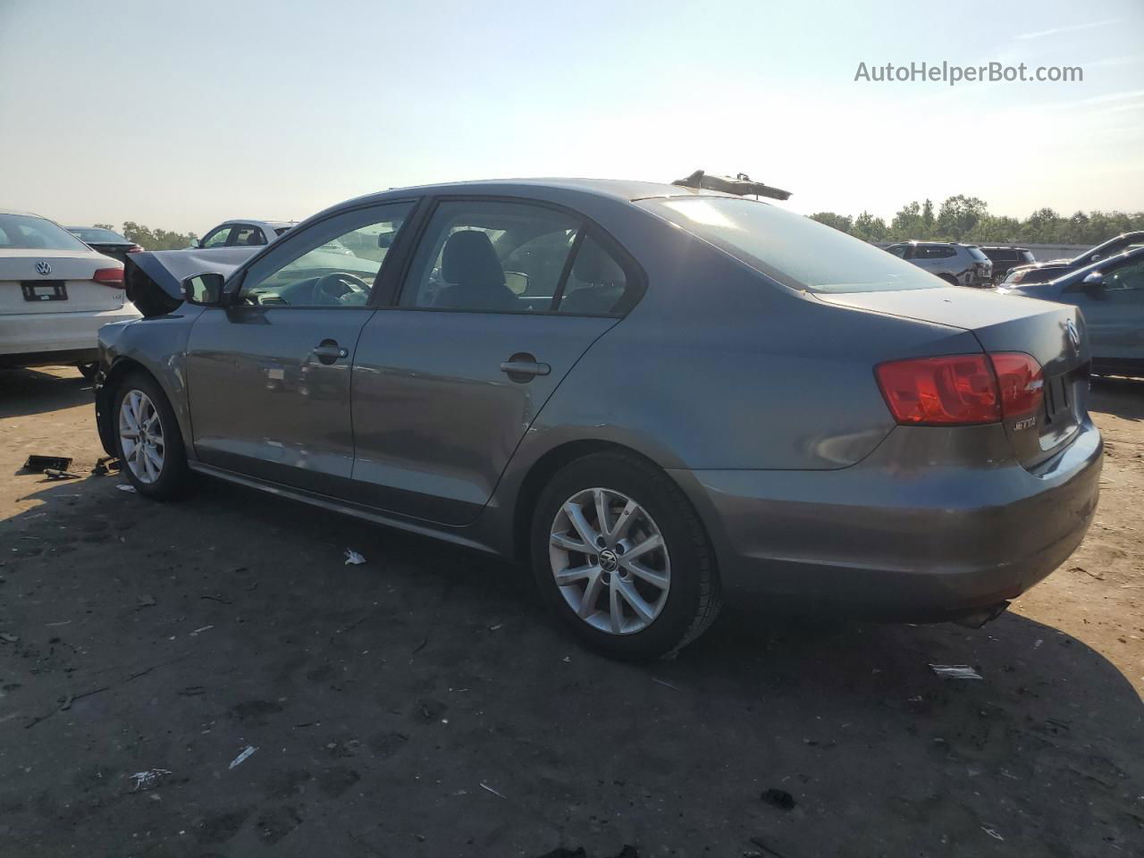 2012 Volkswagen Jetta Se Серый vin: 3VWDX7AJ8CM343733