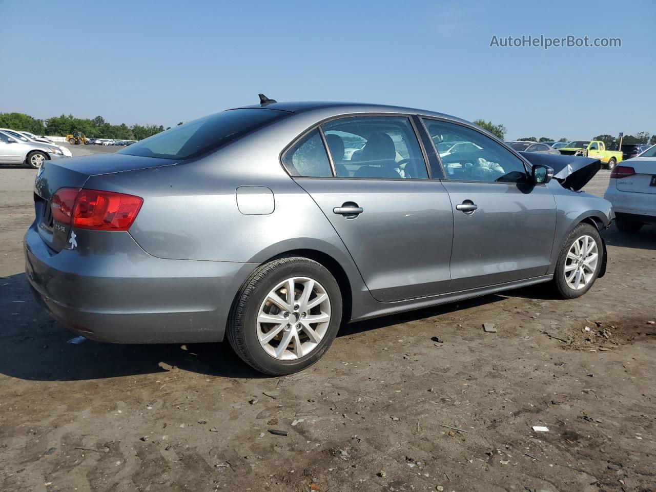 2012 Volkswagen Jetta Se Серый vin: 3VWDX7AJ8CM343733