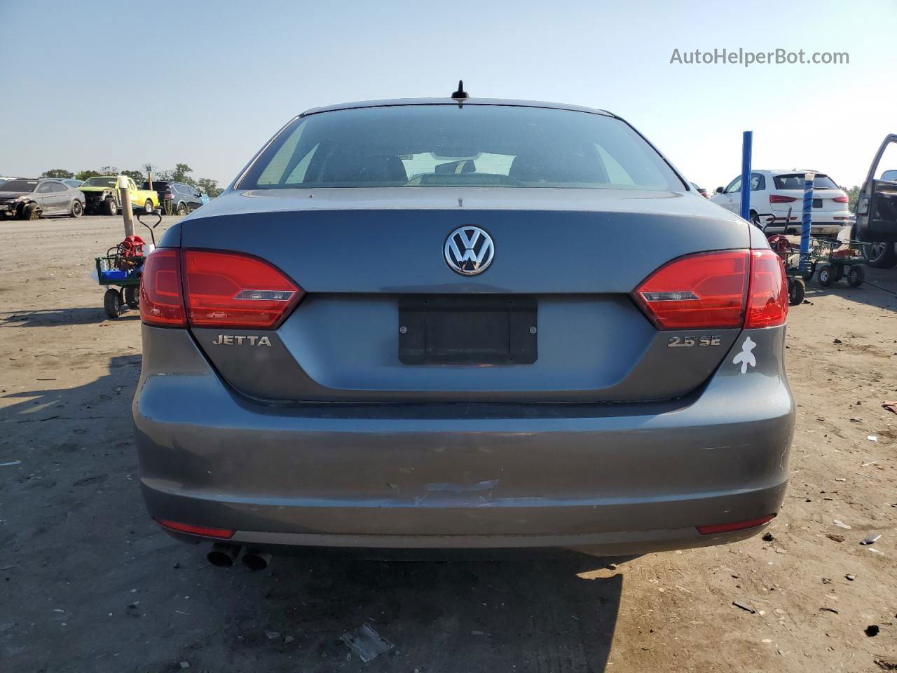 2012 Volkswagen Jetta Se Серый vin: 3VWDX7AJ8CM343733