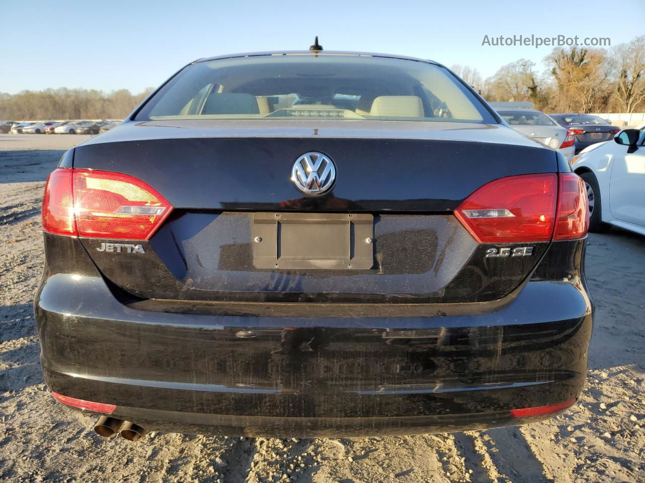 2013 Volkswagen Jetta Se Черный vin: 3VWDX7AJ8DM429187