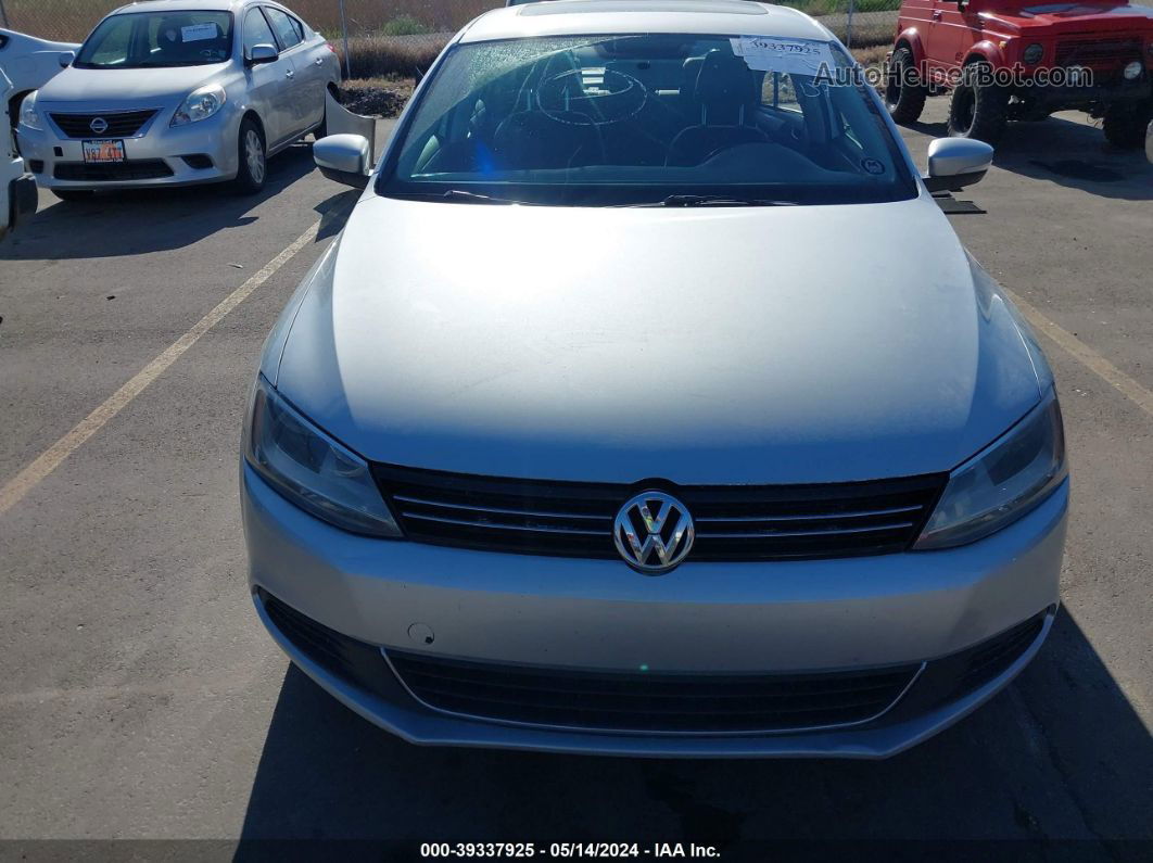 2013 Volkswagen Jetta 2.5l Se Gray vin: 3VWDX7AJ8DM444191