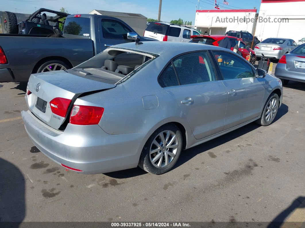 2013 Volkswagen Jetta 2.5l Se Gray vin: 3VWDX7AJ8DM444191