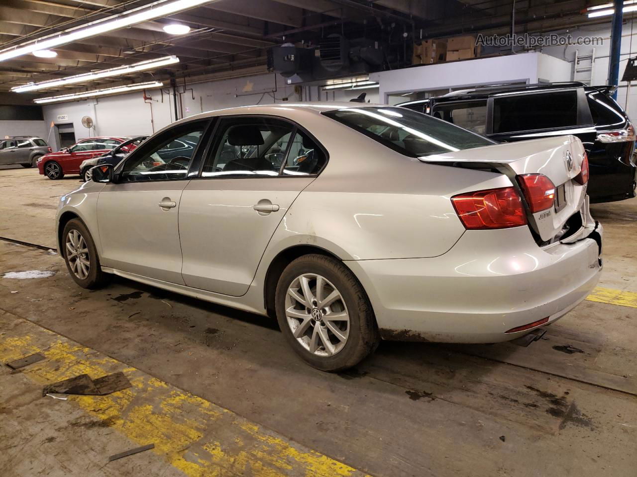 2011 Volkswagen Jetta Se Silver vin: 3VWDX7AJ9BM329080