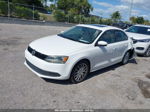 2011 Volkswagen Jetta 2.5l Se White vin: 3VWDX7AJ9BM368865